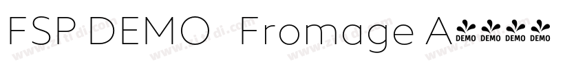 FSP DEMO   Fromage A字体转换